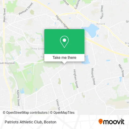 Patriots Athletic Club map