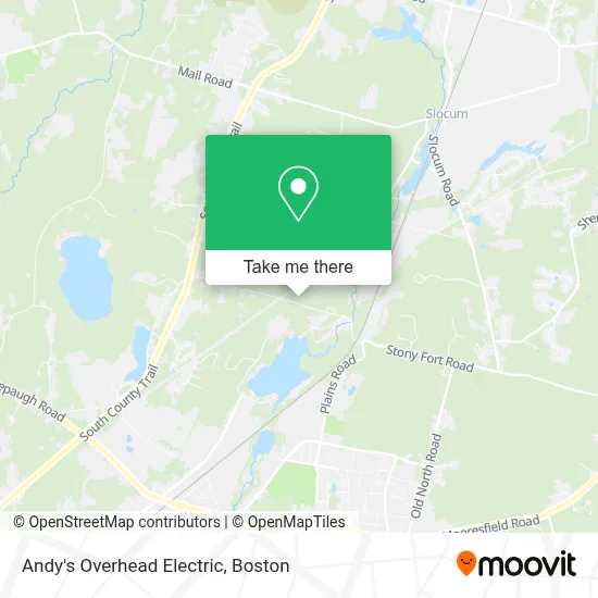 Andy's Overhead Electric map