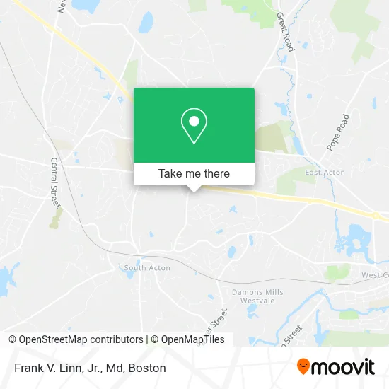 Frank V. Linn, Jr., Md map