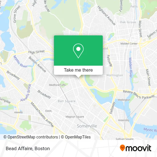 Bead Affaire map