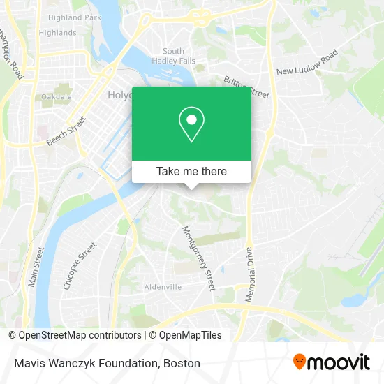 Mavis Wanczyk Foundation map