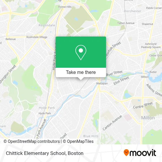 Chittick Elementary School map