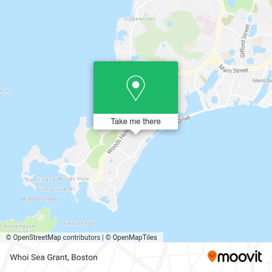 Whoi Sea Grant map