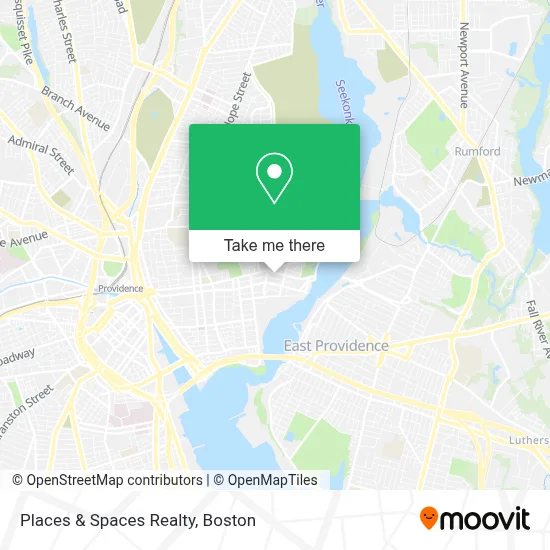 Places & Spaces Realty map