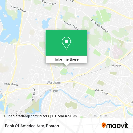 Bank Of America Atm map