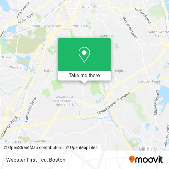 Webster First Fcu map