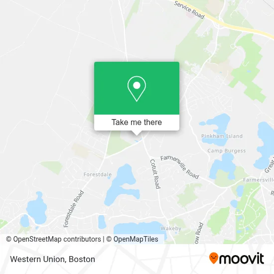 Western Union map
