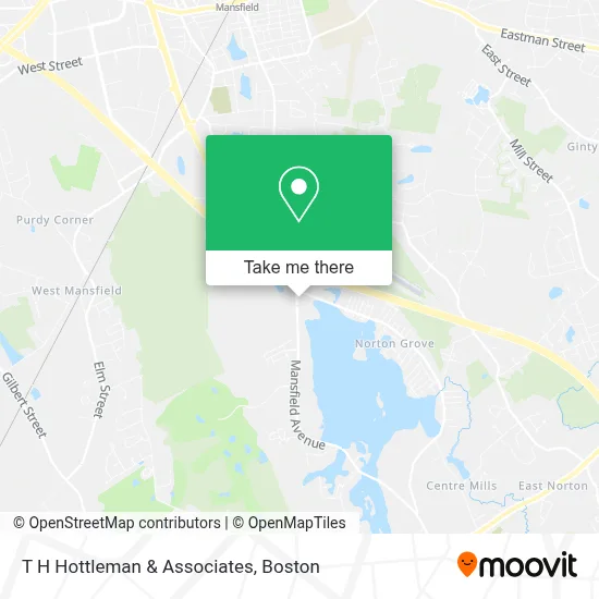 T H Hottleman & Associates map