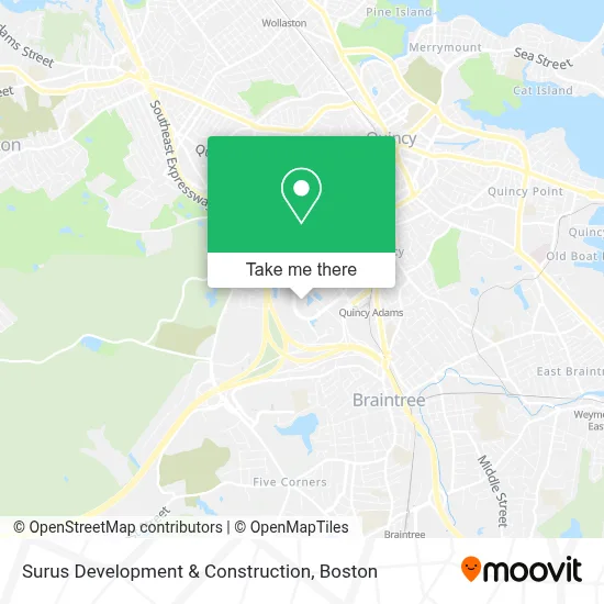 Surus Development & Construction map