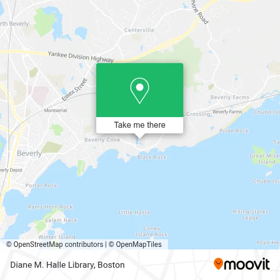 Diane M. Halle Library map
