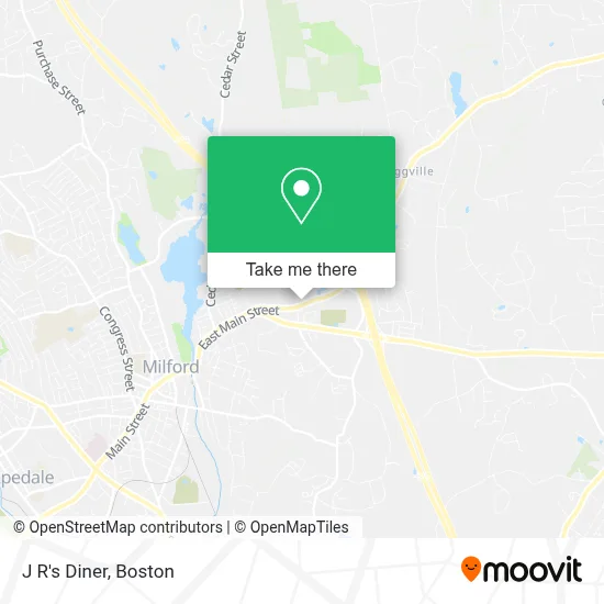 J R's Diner map