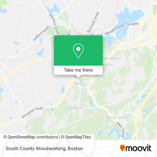 South County Woodworking map