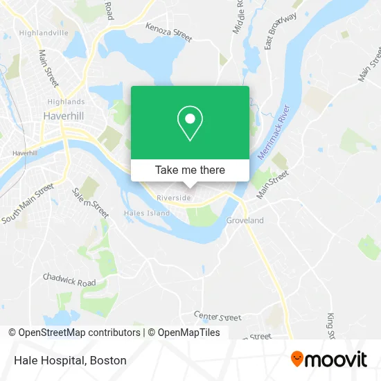 Hale Hospital map