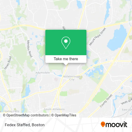 Fedex Staffed map