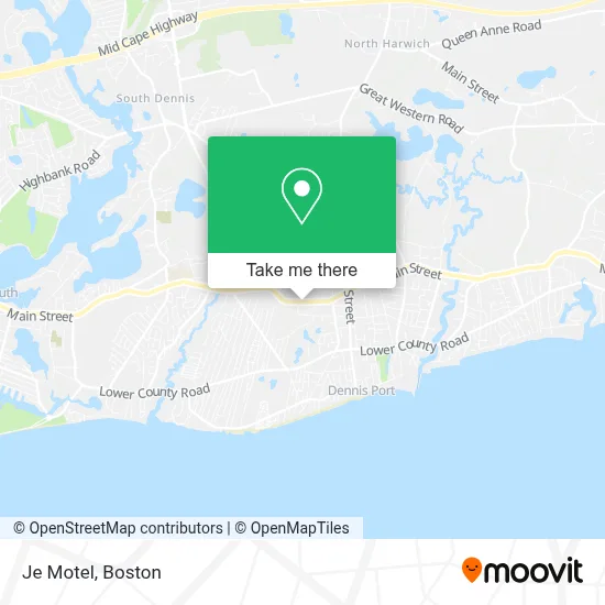 Je Motel map