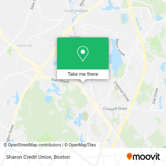 Sharon Credit Union map