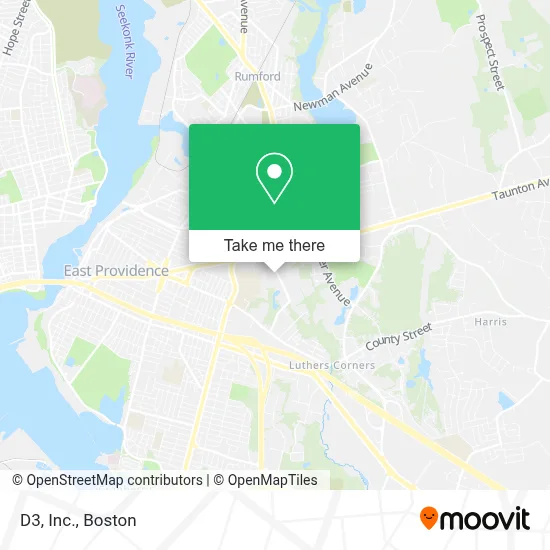 D3, Inc. map