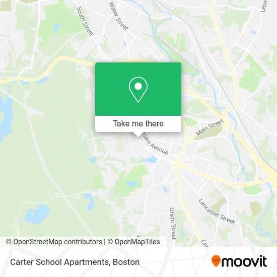 Carter School Apartments map