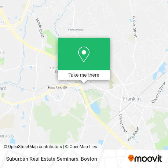 Suburban Real Estate Seminars map