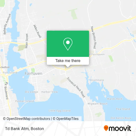 Td Bank Atm map