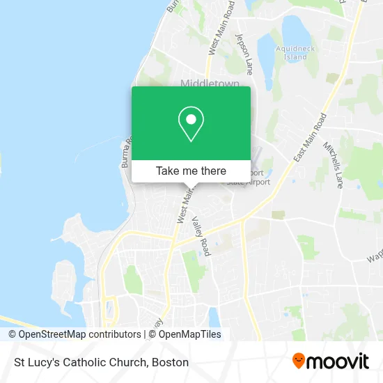 St Lucy's Catholic Church map