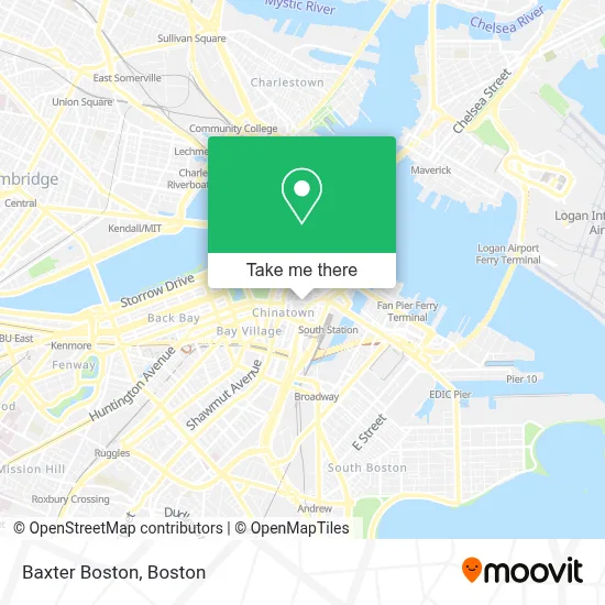 Baxter Boston map