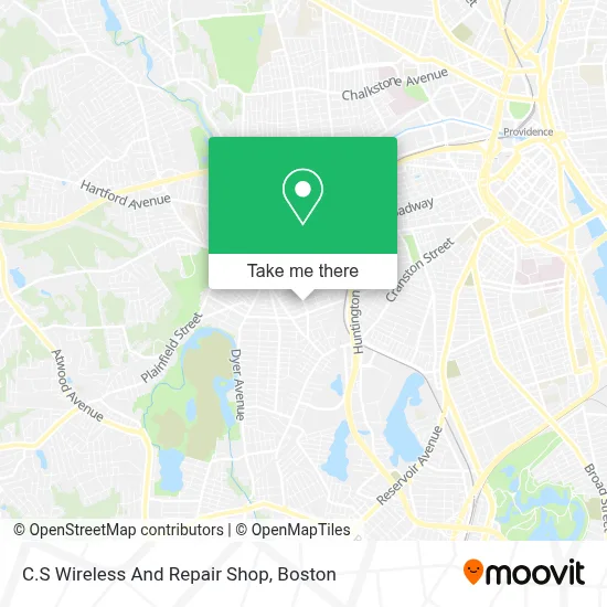 C.S Wireless And Repair Shop map