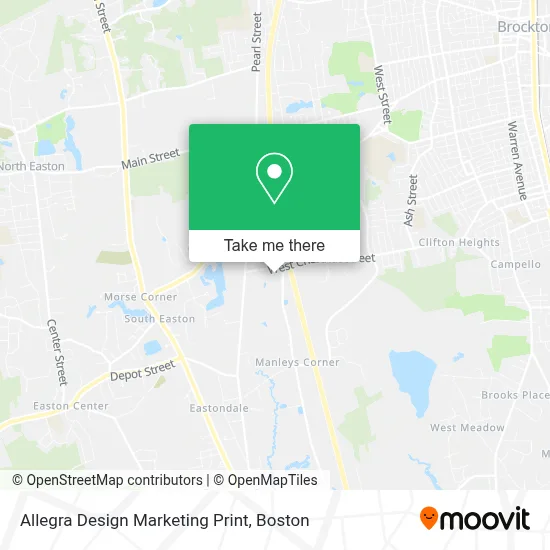 Allegra Design Marketing Print map
