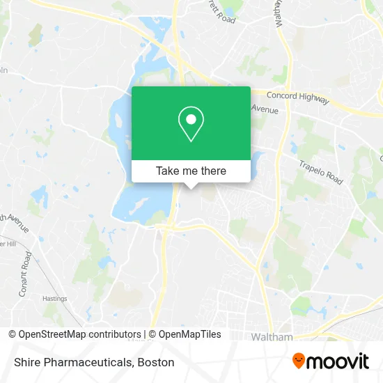 Shire Pharmaceuticals map