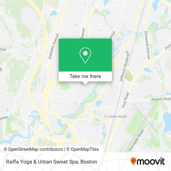 Raffa Yoga & Urban Sweat Spa map
