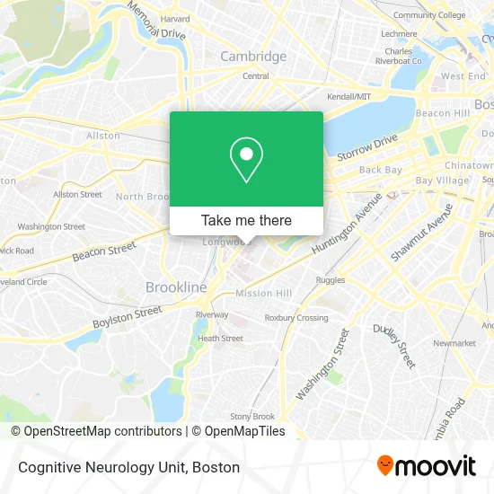 Cognitive Neurology Unit map