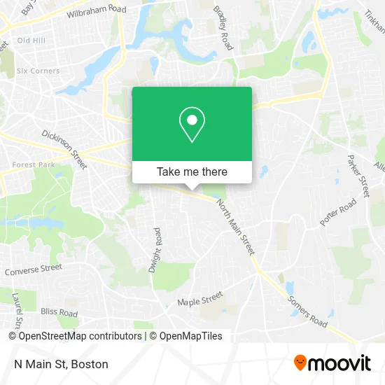 N Main St map