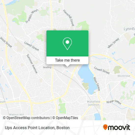 Ups Access Point Location map