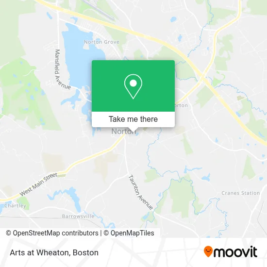Arts at Wheaton map