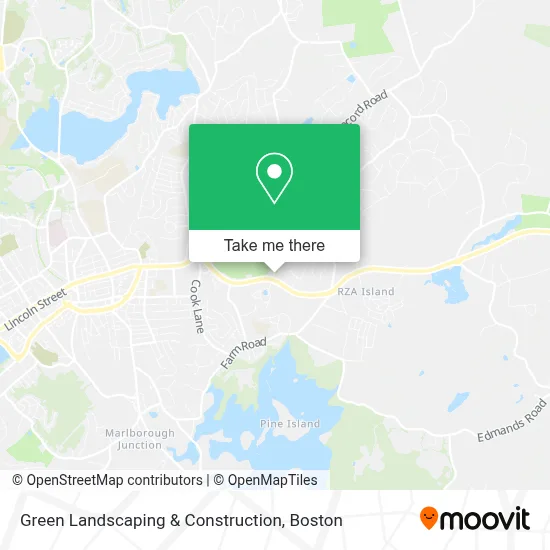Green Landscaping & Construction map