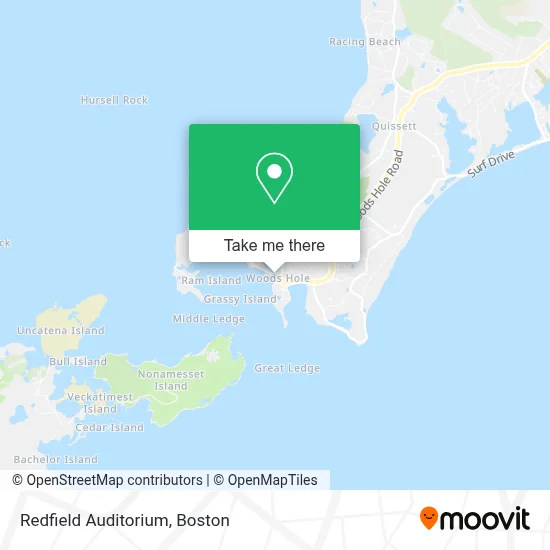 Redfield Auditorium map