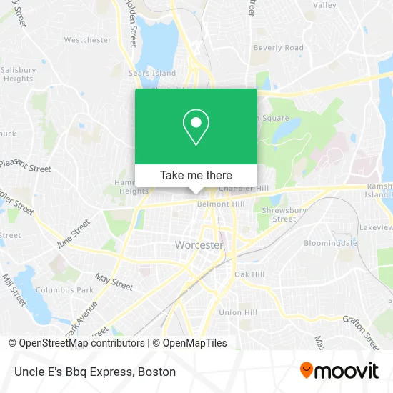 Uncle E's Bbq Express map