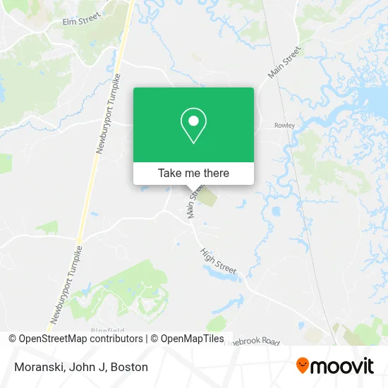 Moranski, John J map