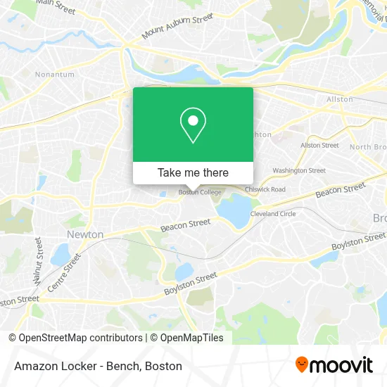Amazon Locker - Bench map