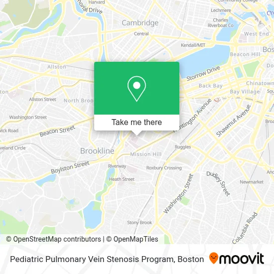 Pediatric Pulmonary Vein Stenosis Program map