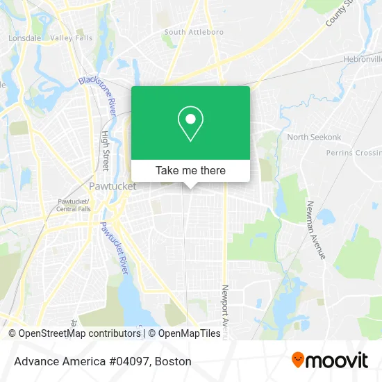 Advance America #04097 map