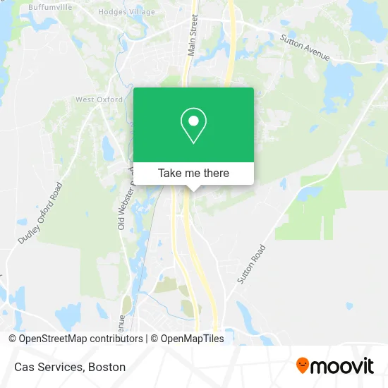 Cas Services map
