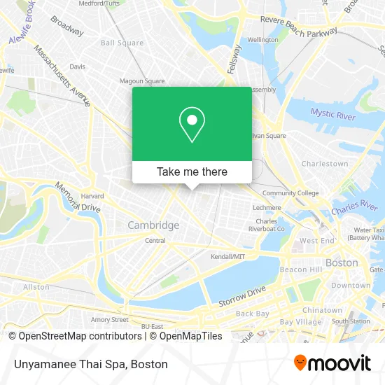 Unyamanee Thai Spa map