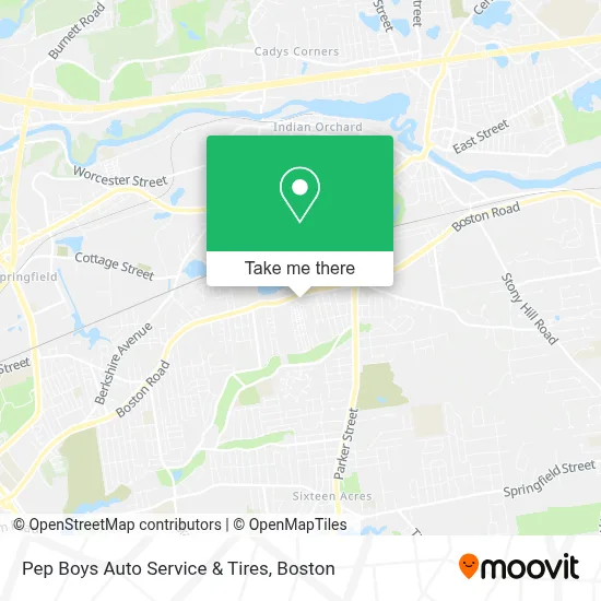 Pep Boys Auto Service & Tires map