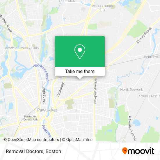 Removal Doctors map