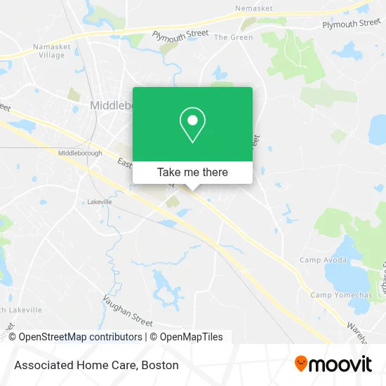 Associated Home Care map