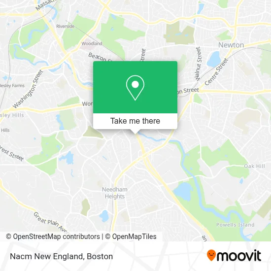 Nacm New England map