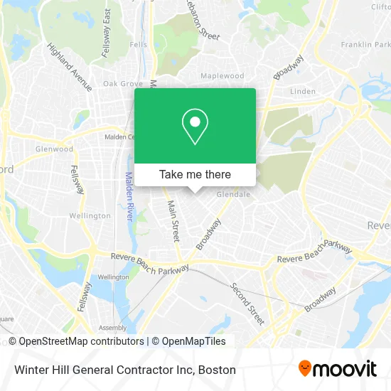 Winter Hill General Contractor Inc map