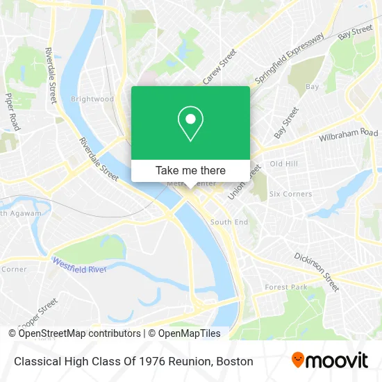 Classical High Class Of 1976 Reunion map