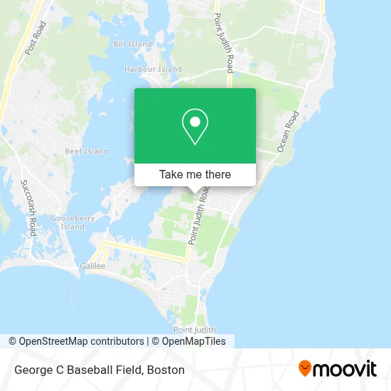 George C Baseball Field map